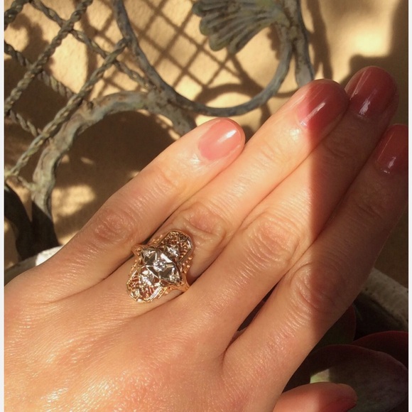 New diamond 14k solid gold ring size 6 Sundance Charm - Picture 8 of 12